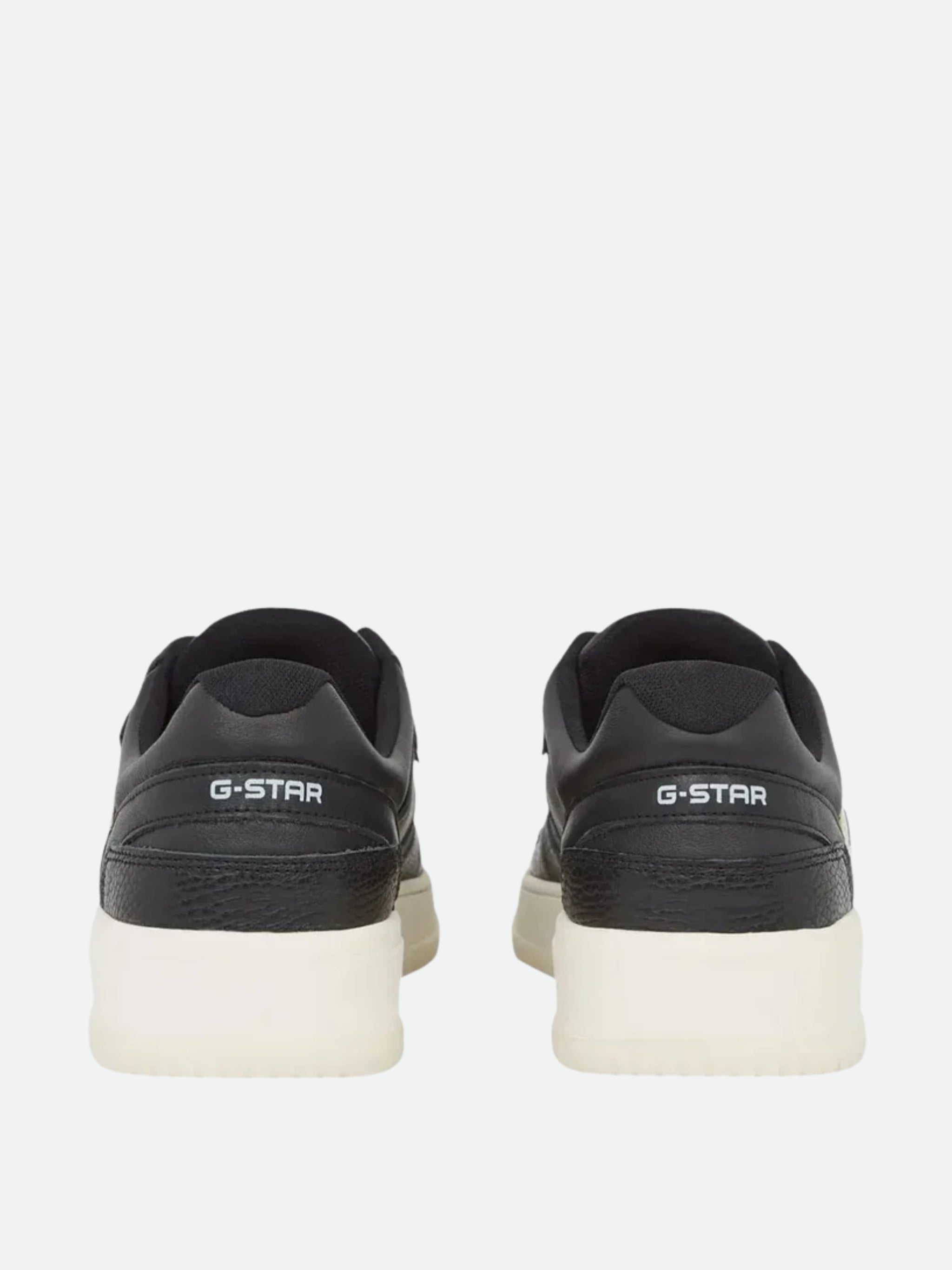 G-STAR SNEAKER GRID LEA BLACK-OFF WHITE